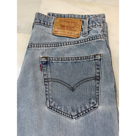 MEN'S VINTAGE LEVI'S 550 Red Tab, 36" x 30" - Picture 1 of 11
